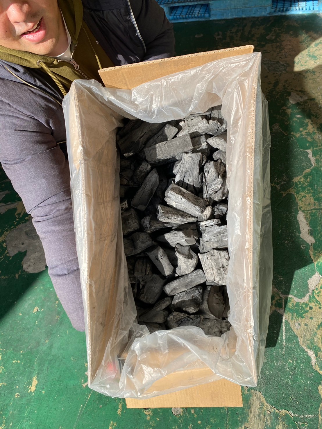 ラオス白炭 荒上割